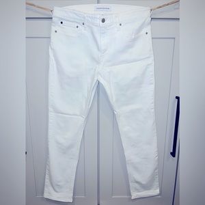 Men’s 34”x30” Calvin Klein White Slim Jeans Excellent Condition!
